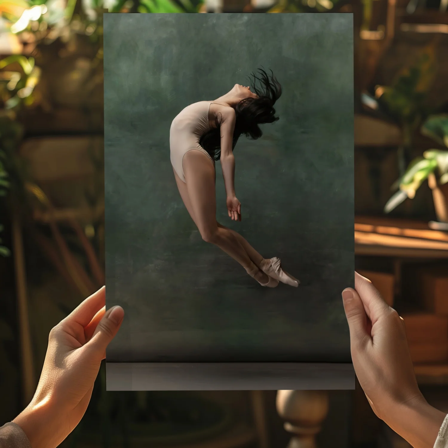 Arched Leap Ballet Dancer Aluminum Print - Image 5