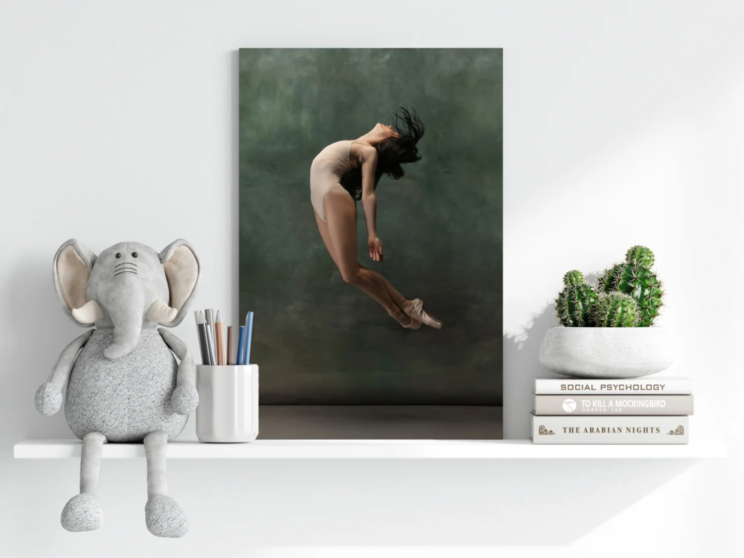 Arched Leap Ballet Dancer Aluminum Print - Image 6