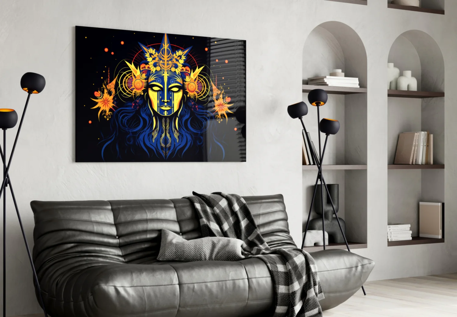 Astrologer Glass Wall Art|| Designer's Collection - Image 5