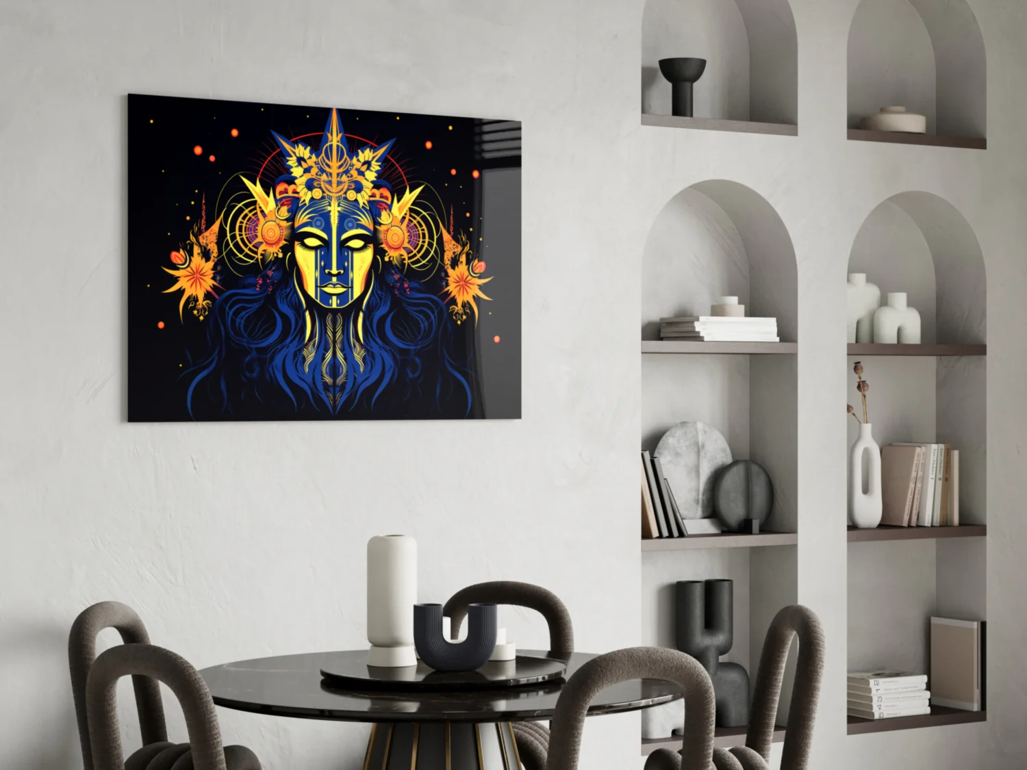 Astrologer Glass Wall Art|| Designer's Collection - Image 6
