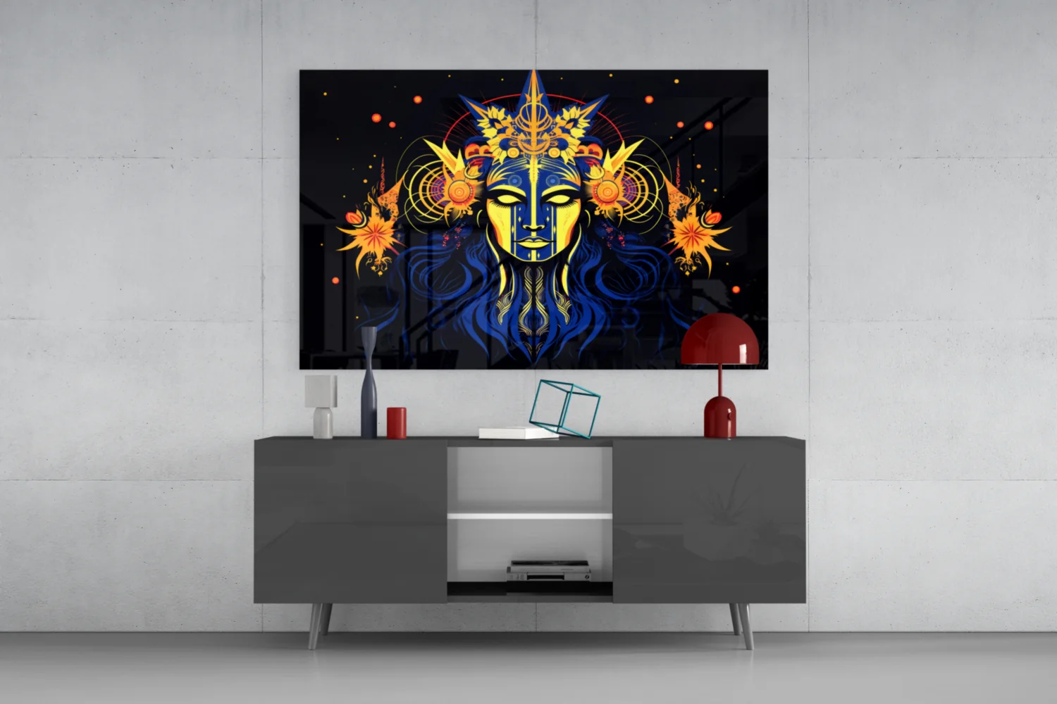 Astrologer Glass Wall Art|| Designer's Collection - Image 9