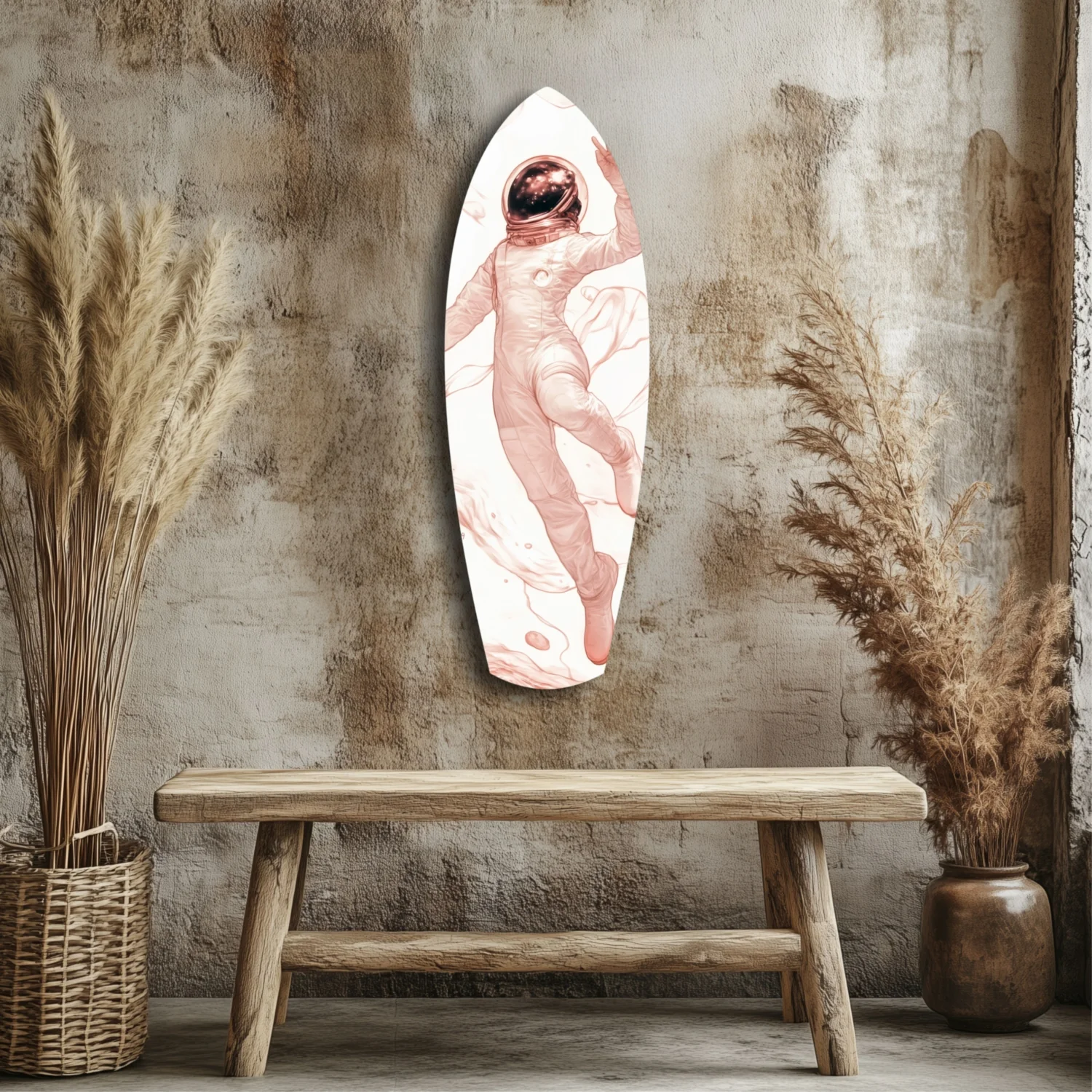 Astronaut in the Ocean Glass Wall Art - Image 3