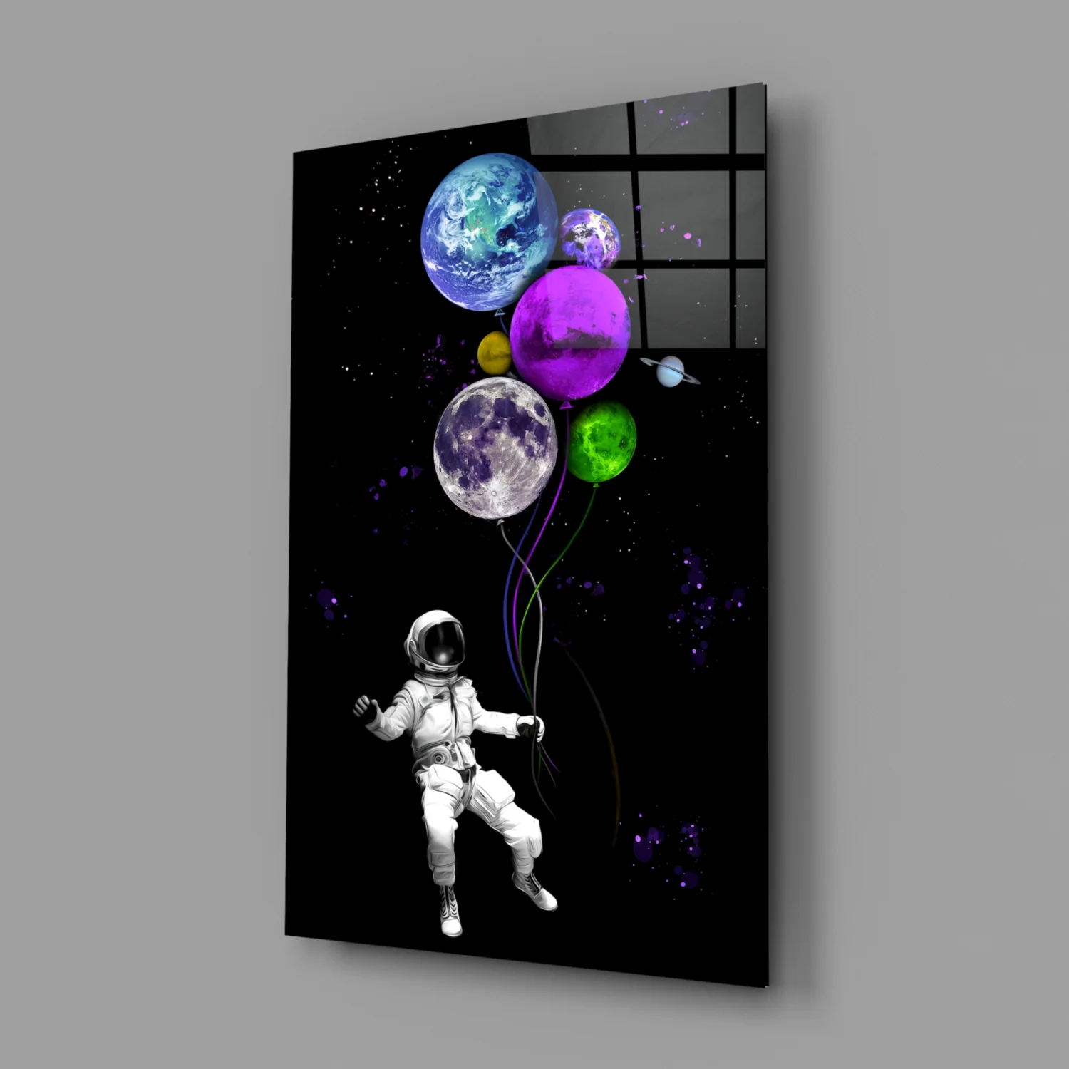 Baloonets Glass Wall Art - Image 2