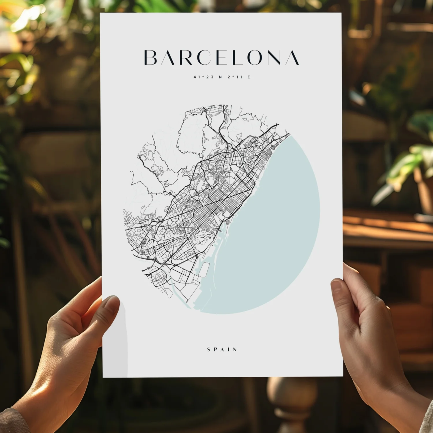Barcelona V2 Aluminum Print - Image 5
