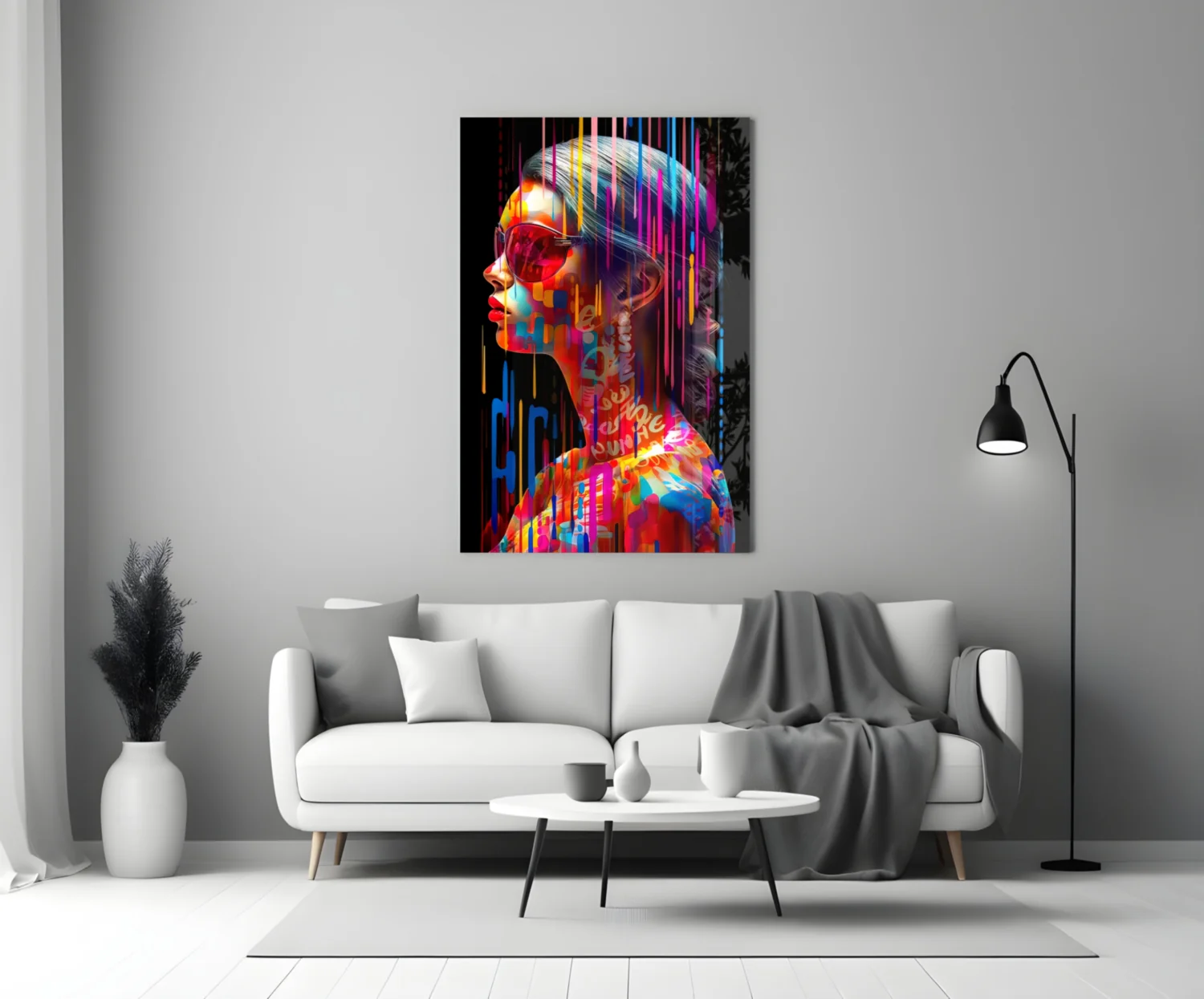 Beauty in Colors Glass Wall Art || Designer Collection - Image 3
