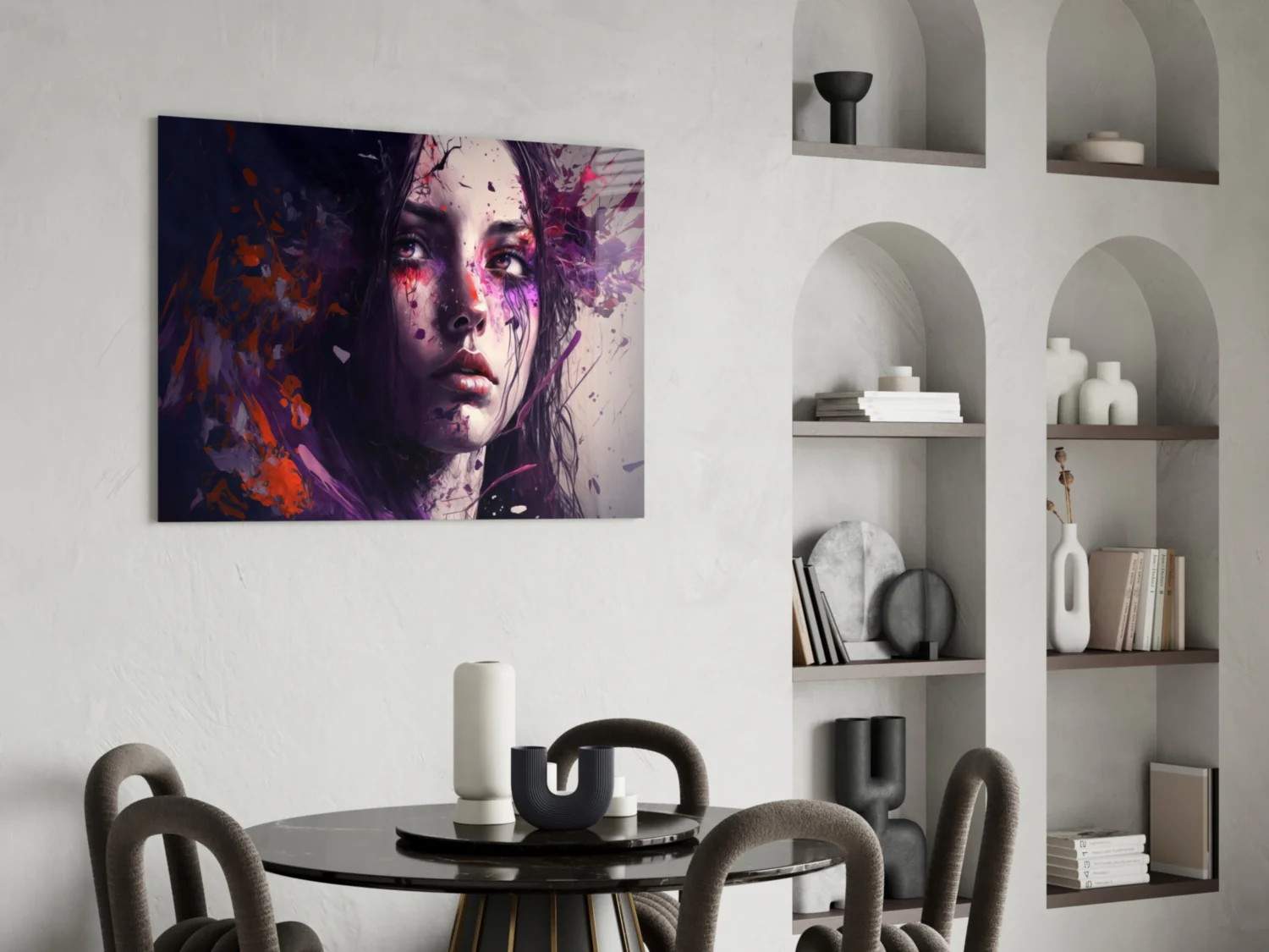 Beauty of a Sadness Glass Wall Art || Designer Collection - Image 5