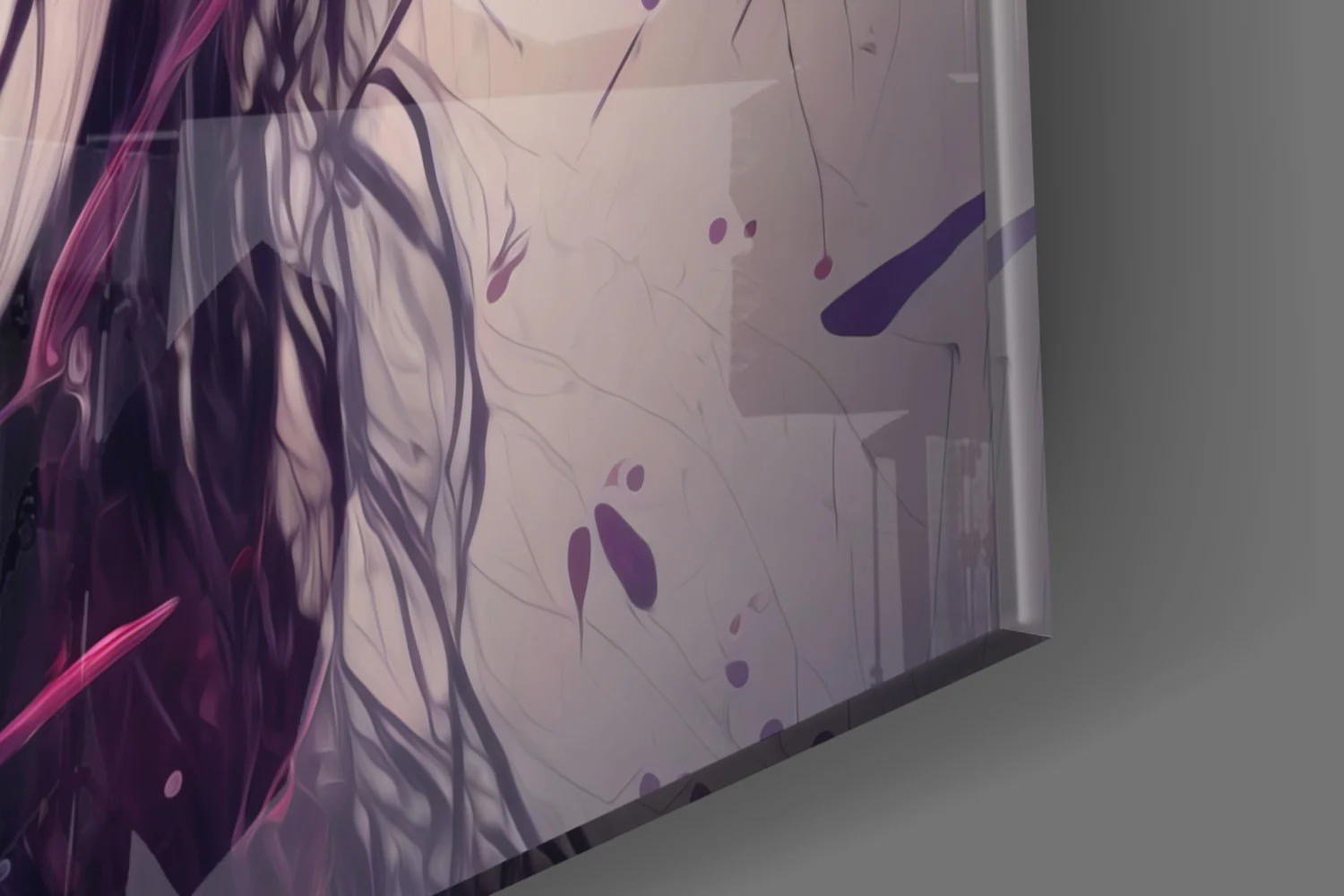 Beauty of a Sadness Glass Wall Art || Designer Collection - Image 7