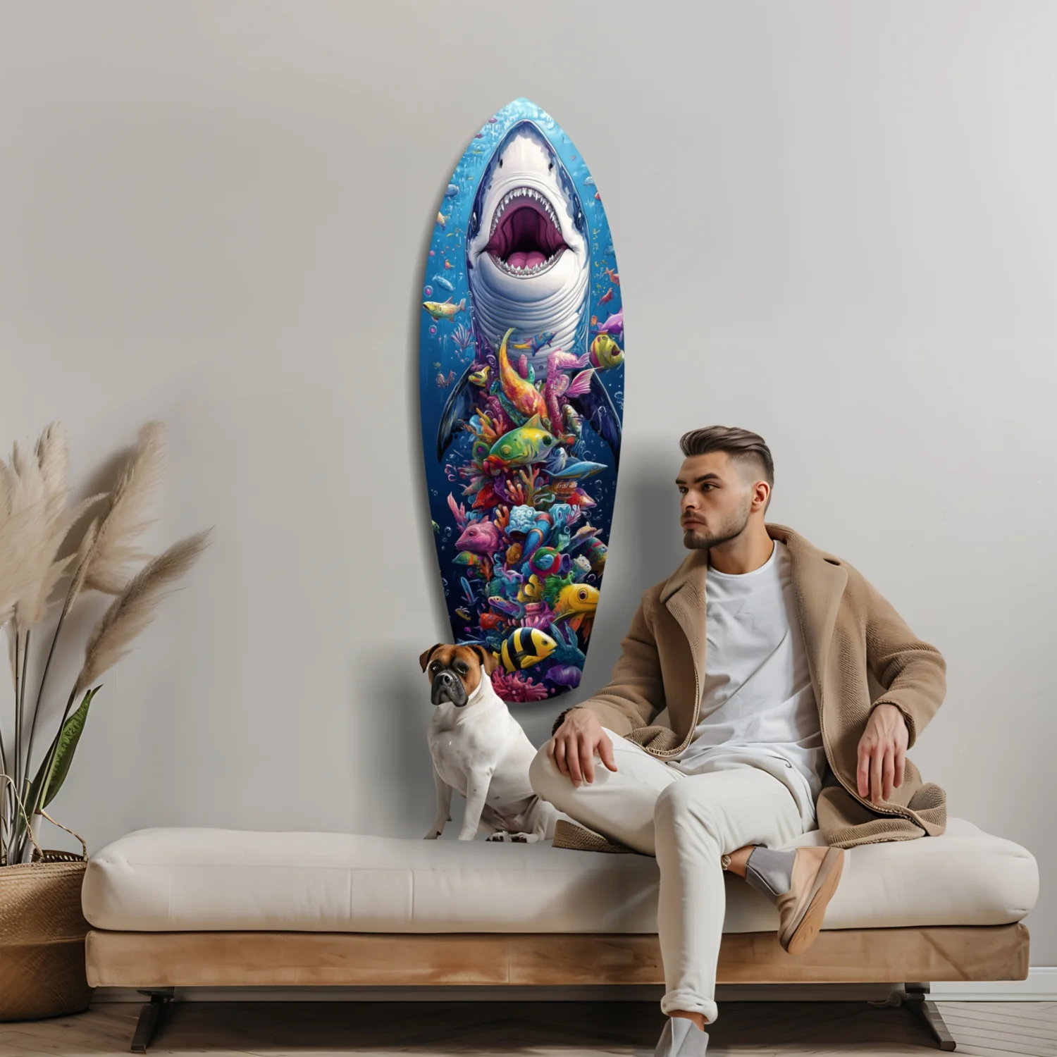 Beneath the Predator Glass Wall Art - Image 9
