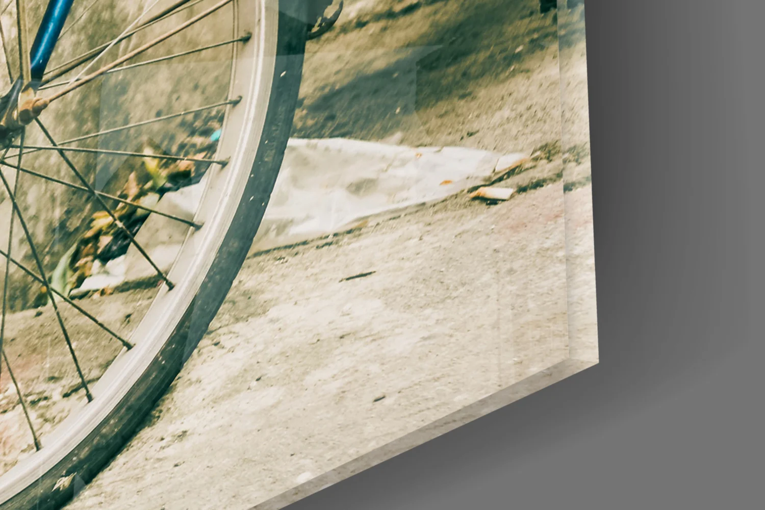 Bicycle Basket Glass Wall Art - Image 7