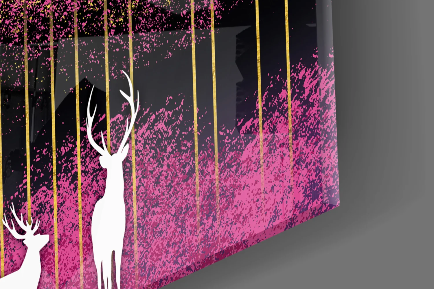Birds and Deers Glass Wall Art - Image 7
