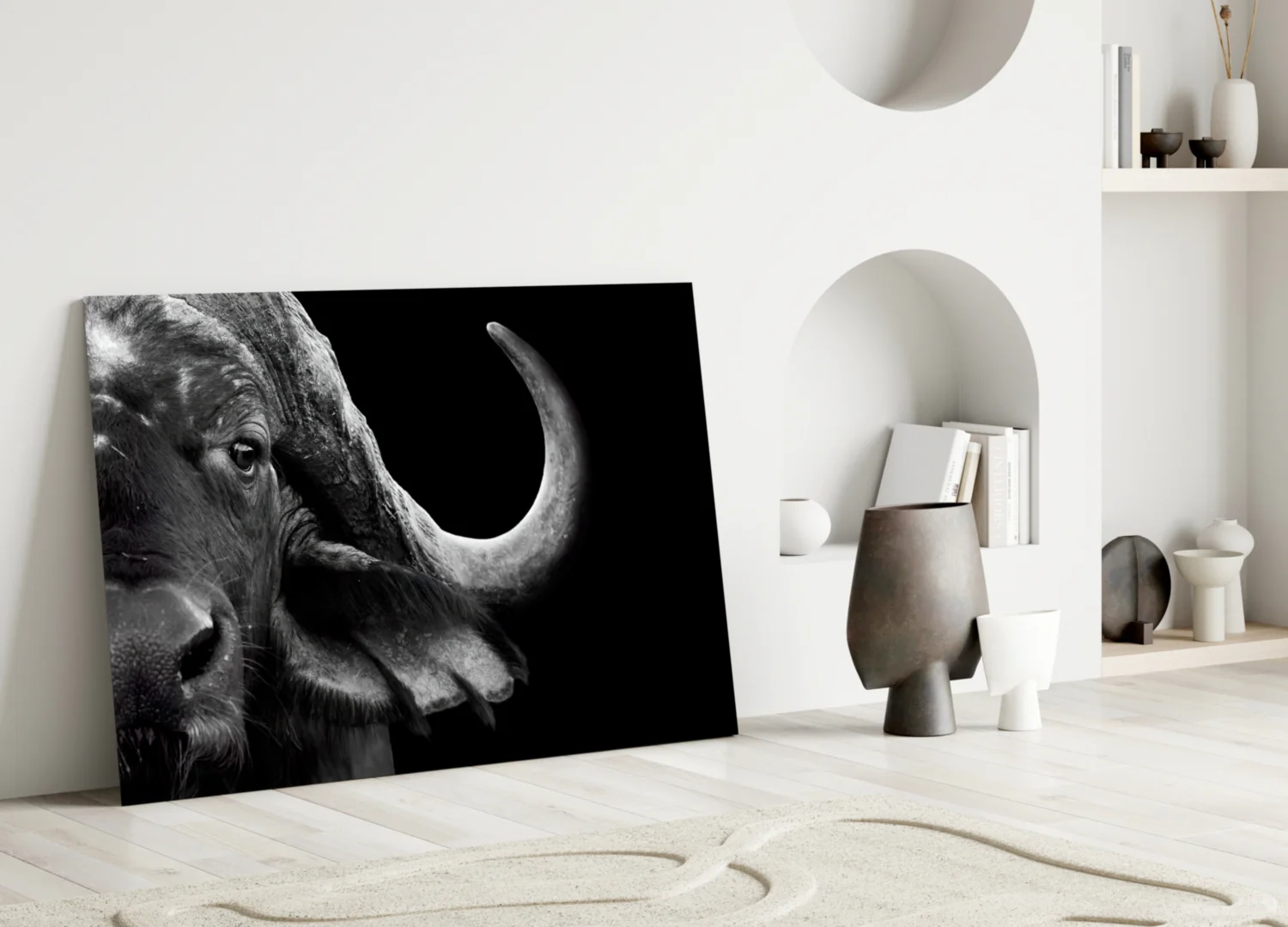 Bison Glass Wall Art - Image 3