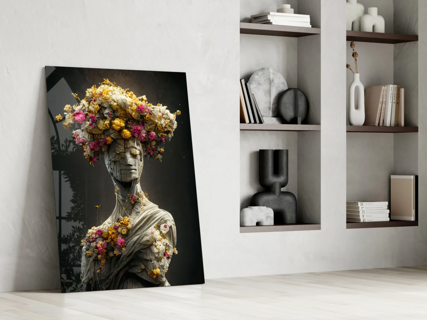 Abandoned Statue Glass Art  || Designer Collection - Image 7