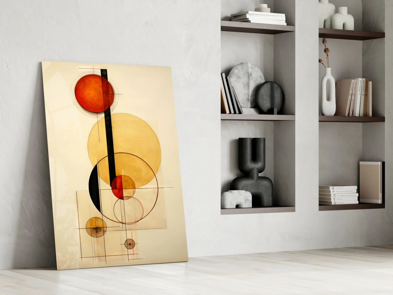 Circles Glass Wall Art|| Designer's Collection - Image 7