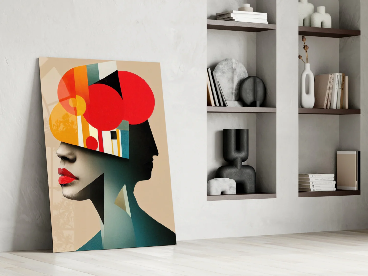 Geometric Thoughts Glass Wall Art || Designer Collection - Image 6