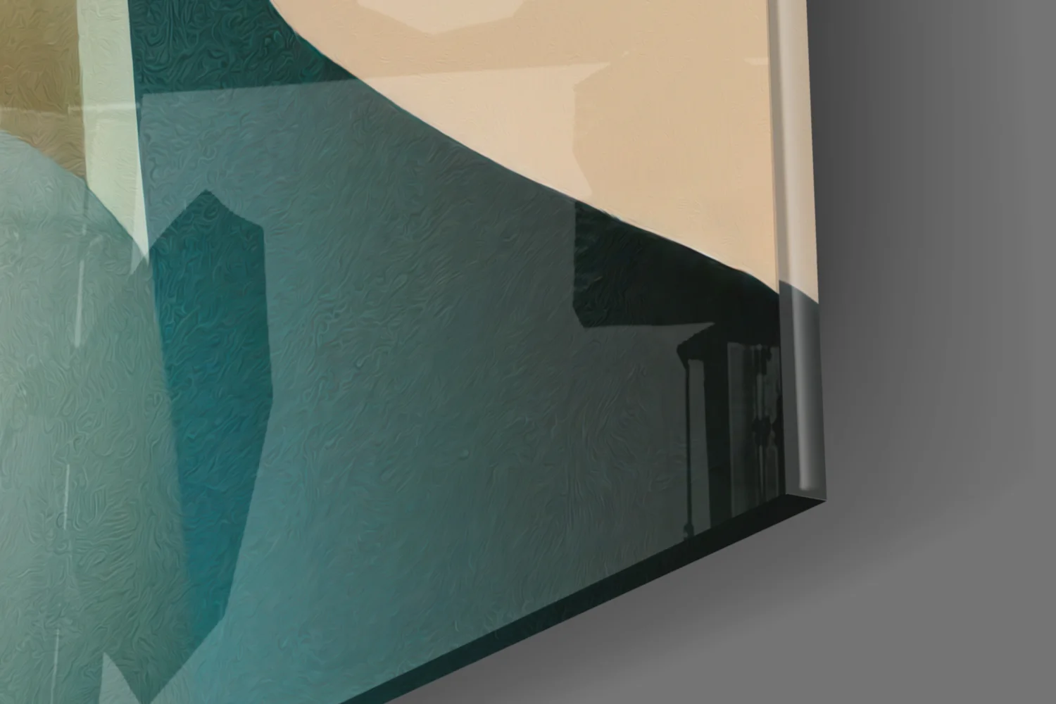 Geometric Thoughts Glass Wall Art || Designer Collection - Image 7