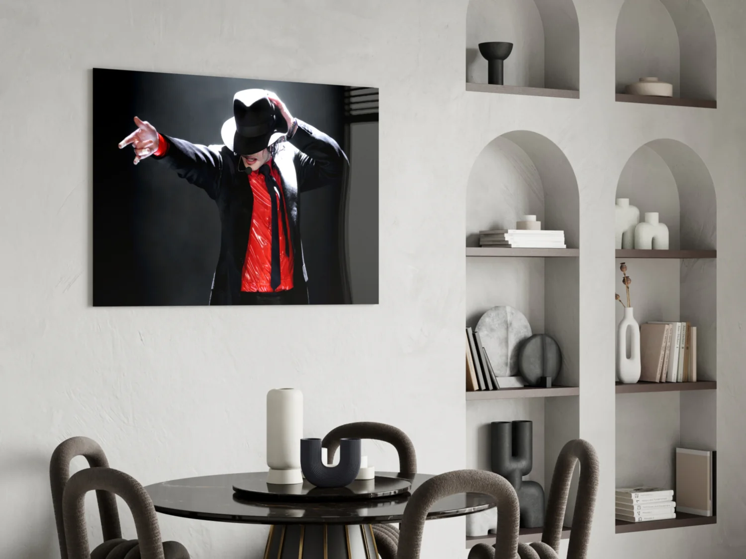 Sequined Glove Dancer Glass Wall Art - Image 5