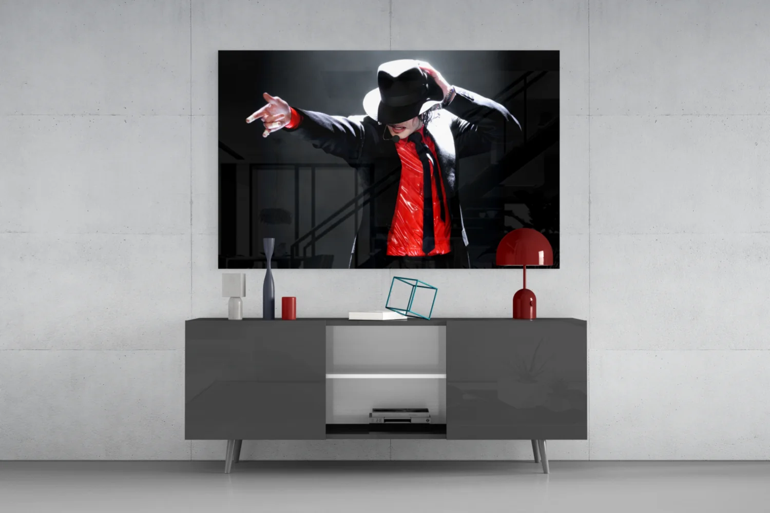 Sequined Glove Dancer Glass Wall Art - Image 8