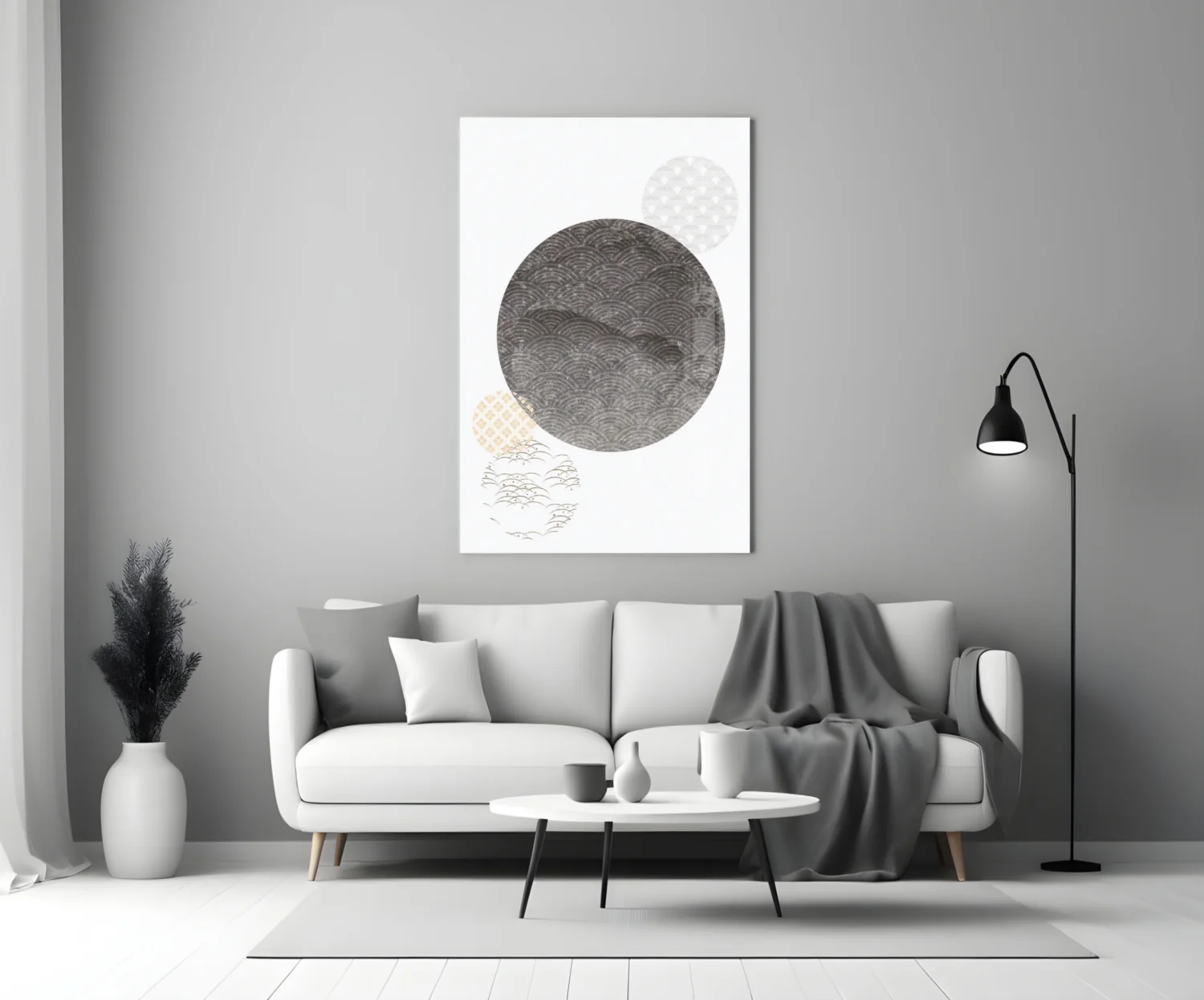 Black Moon Glass Wall Art - Image 4