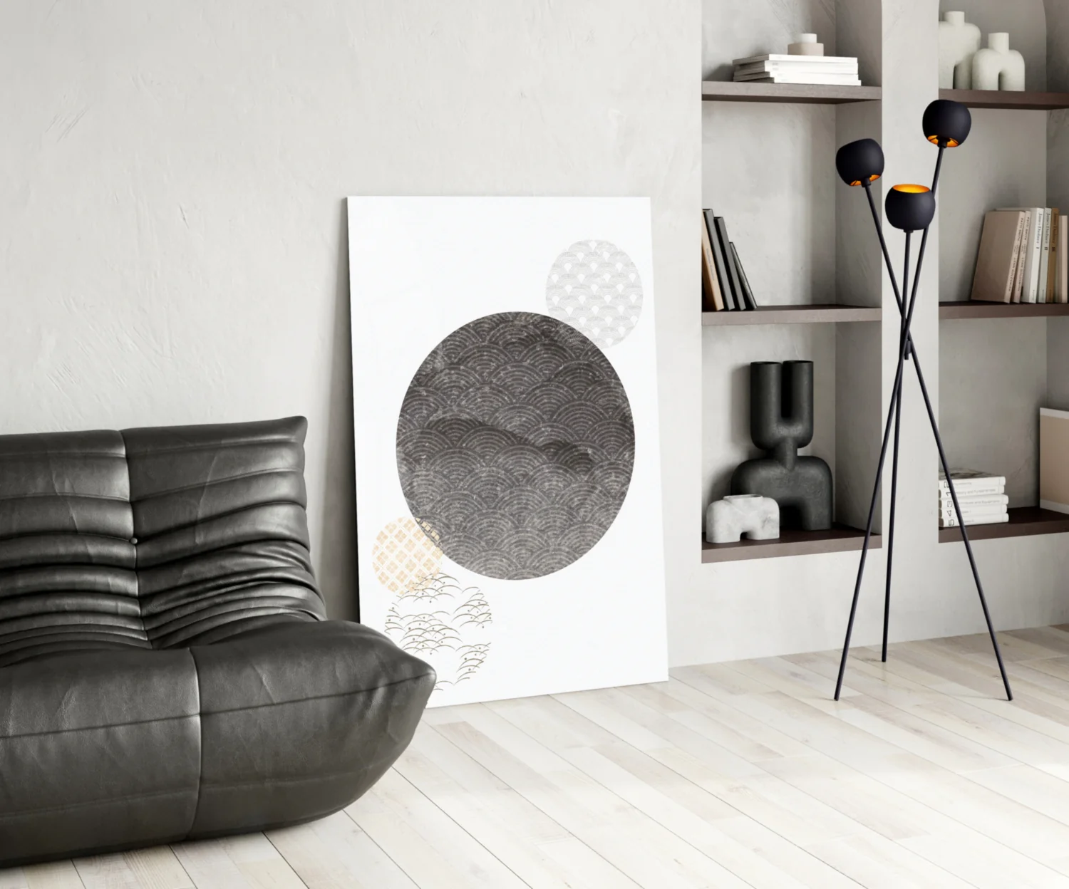 Black Moon Glass Wall Art - Image 6