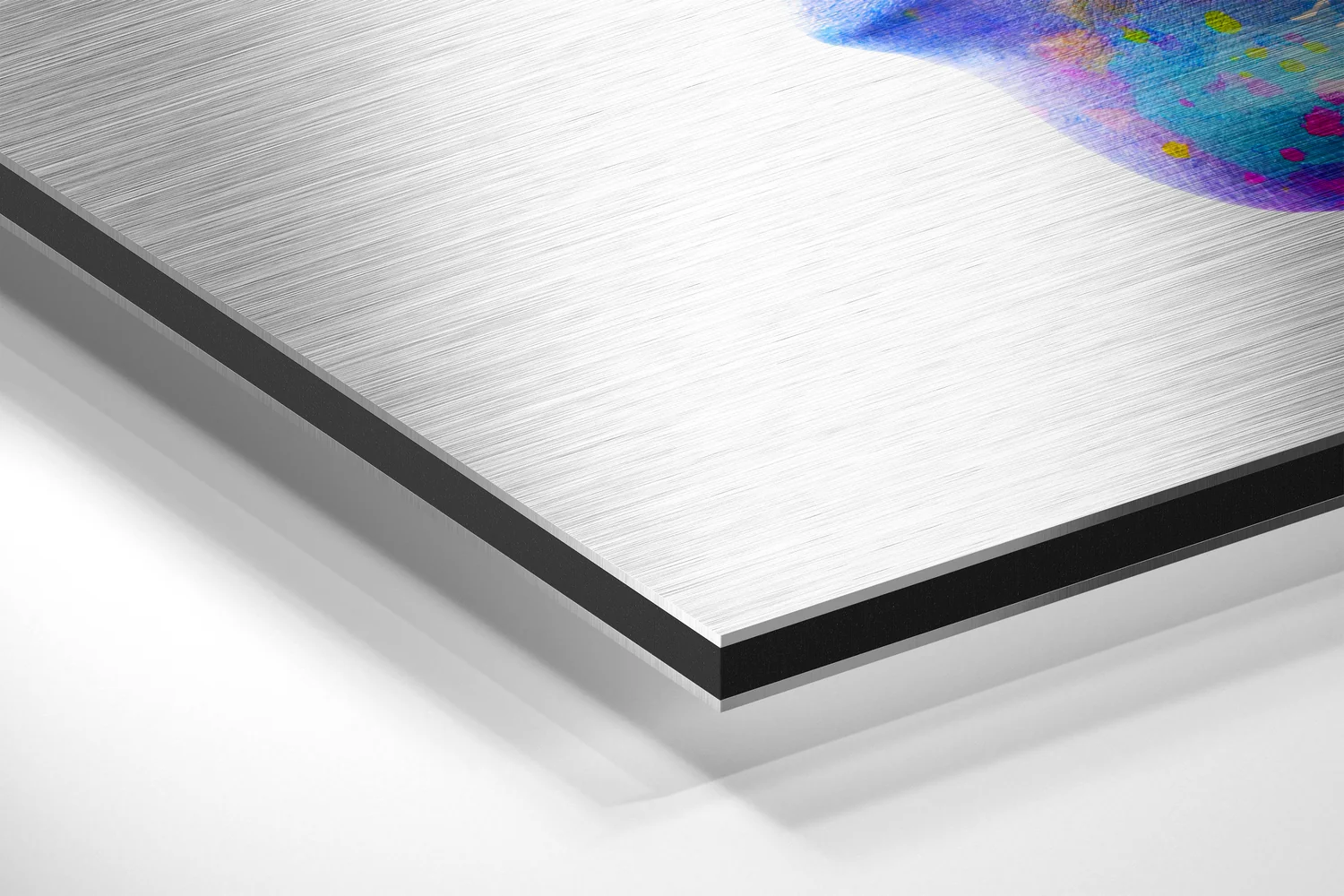Blossoming Ideas Brushed Aluminium Dibond Wall Art - Image 2