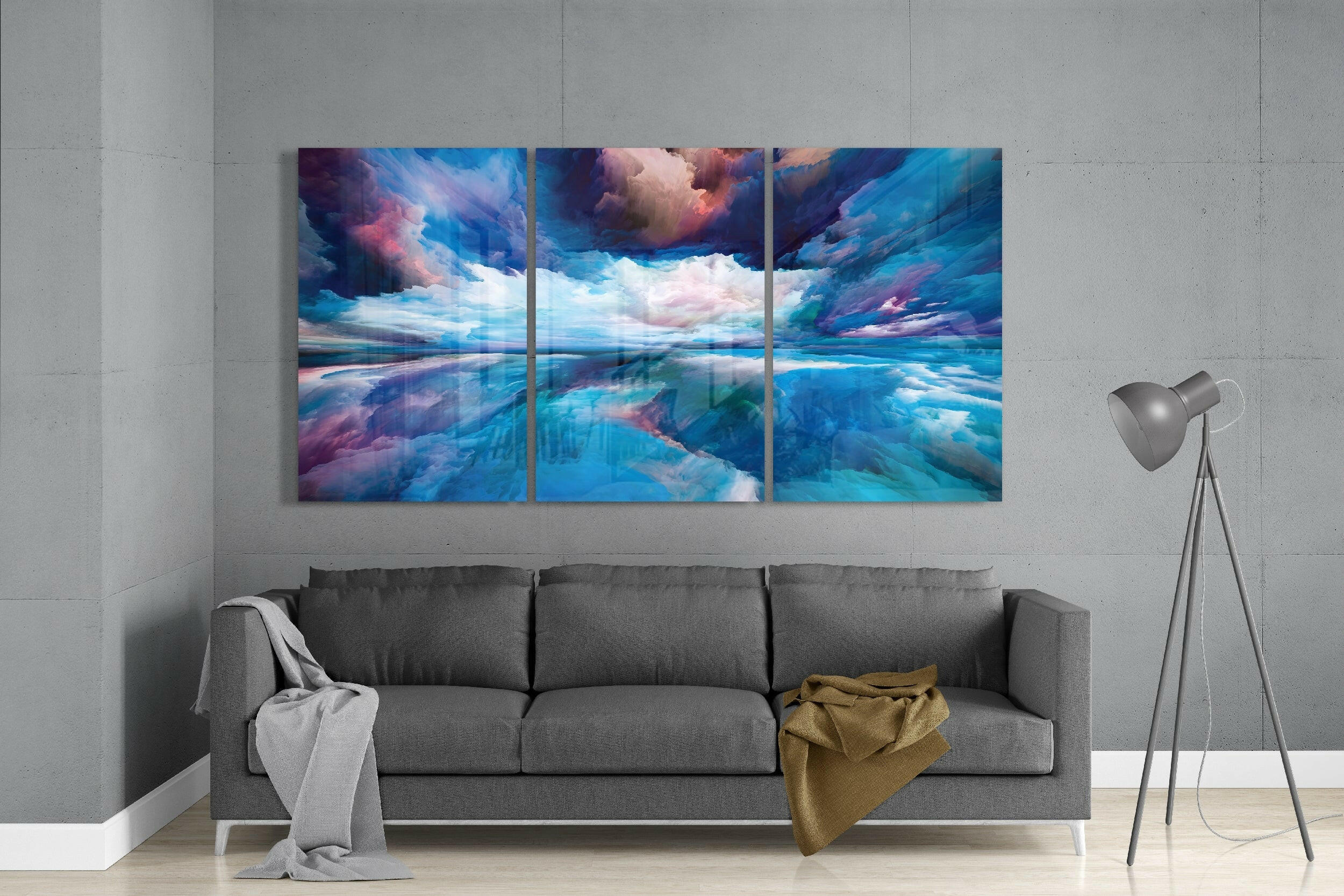 Blue Depth Glass Art - Image 3