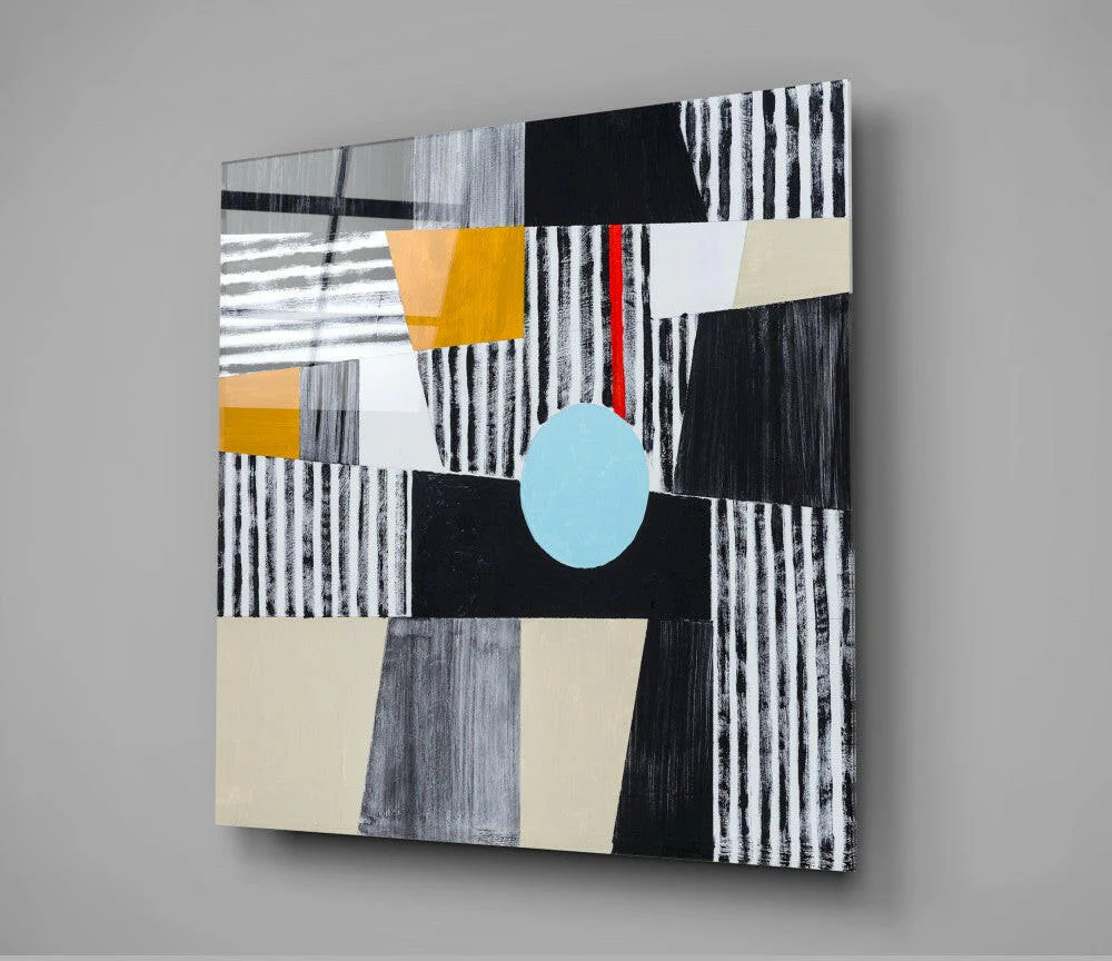 Blue Dot Glass Wall Art - Image 2