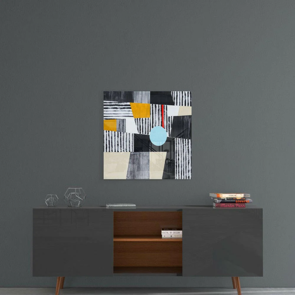 Blue Dot Glass Wall Art - Image 4