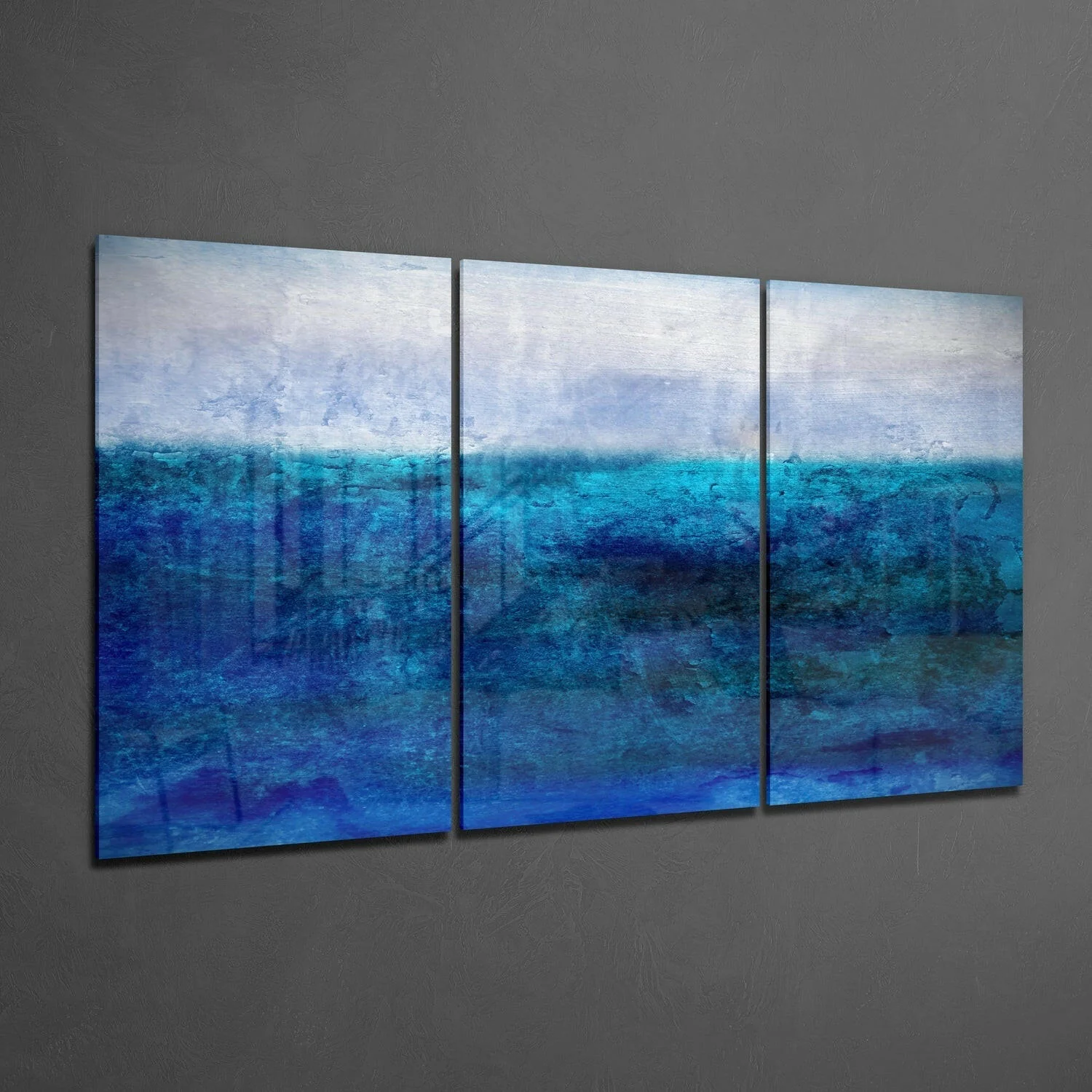 Blue Horizon Glass Wall Art - Image 2
