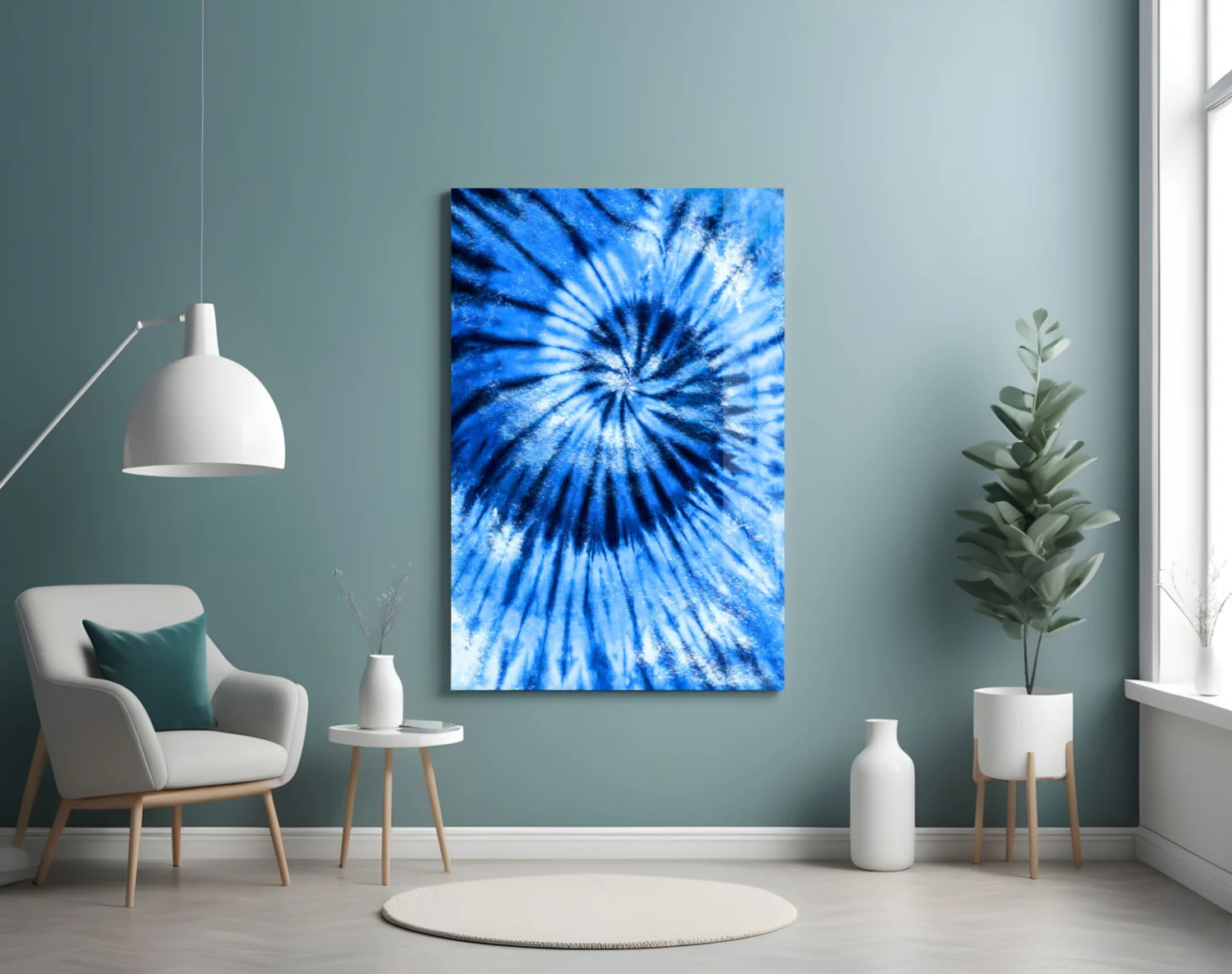 Blue Mosaic Glass Wall Art - Image 5