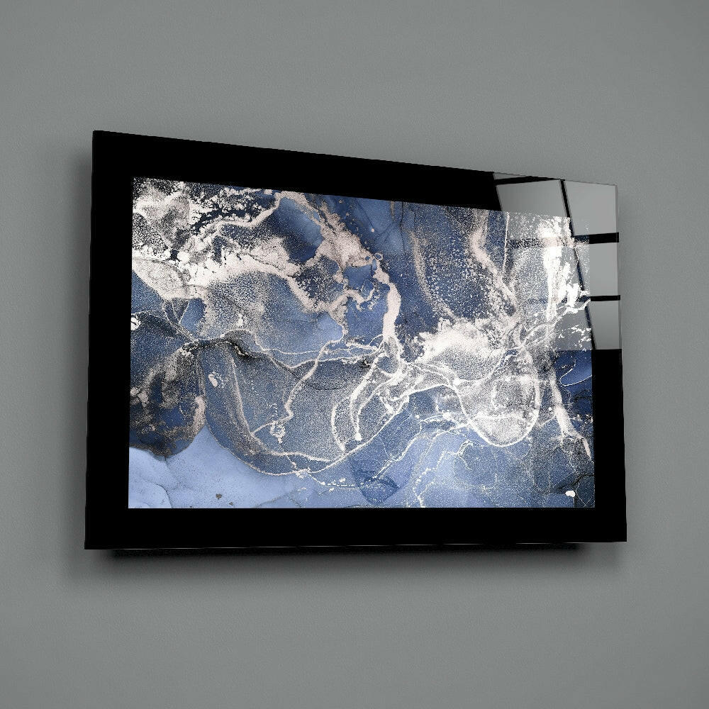 Blue Quartz Glass Wall Art - Image 2
