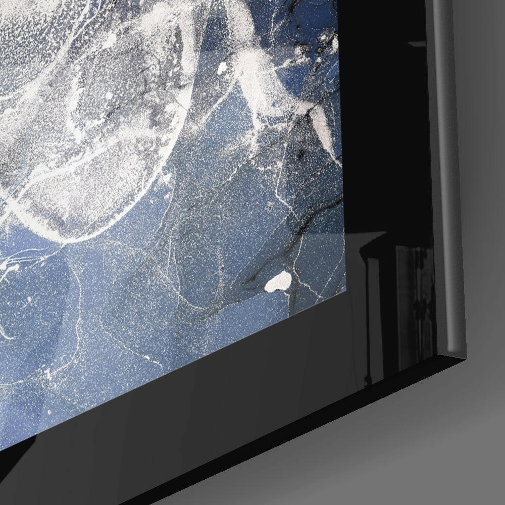 Blue Quartz Glass Wall Art - Image 3