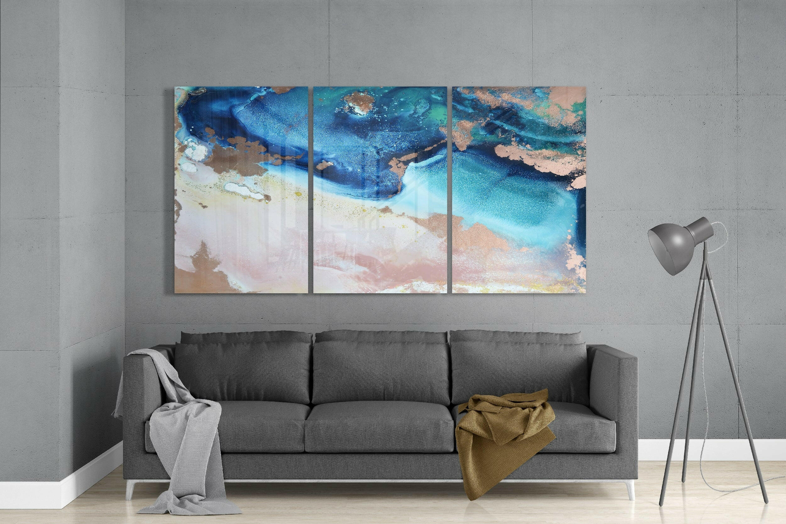 Blue Shore Glass Art - Image 3