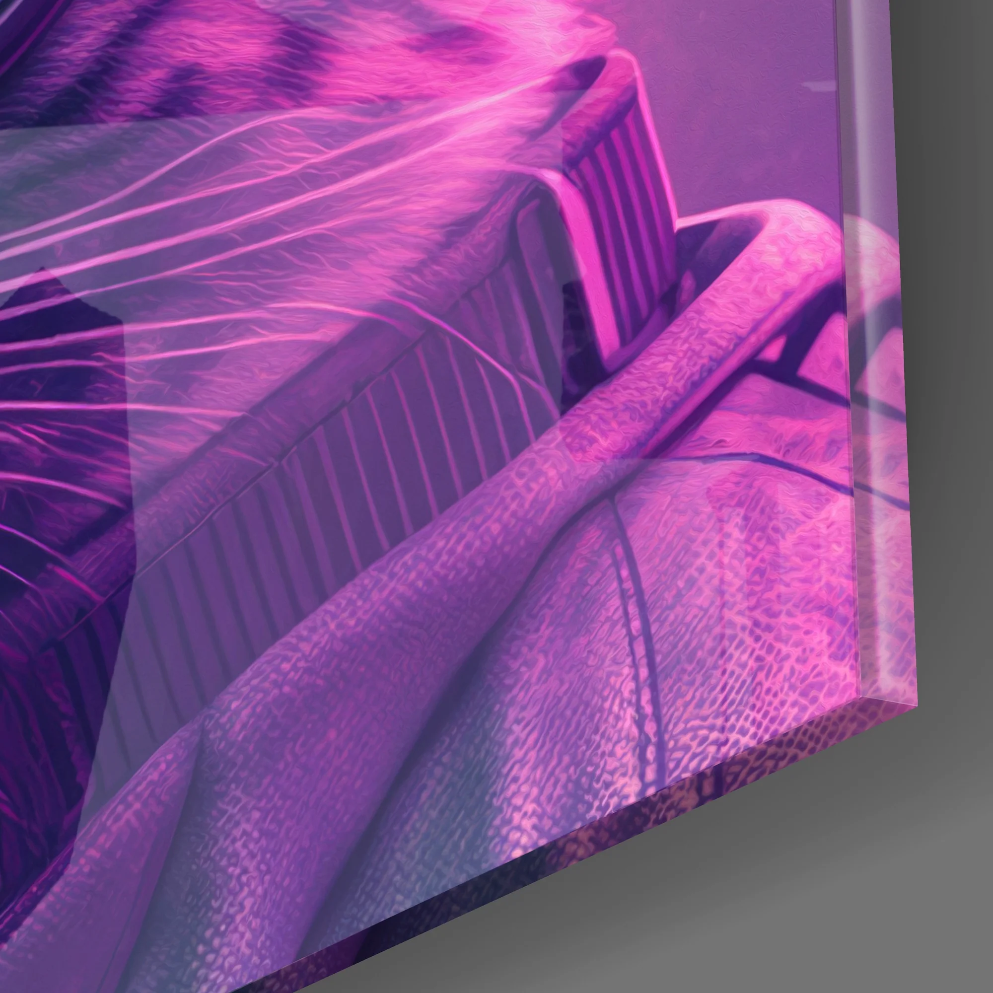 The Cat Glass Wall Art || Designers Collection - Image 3