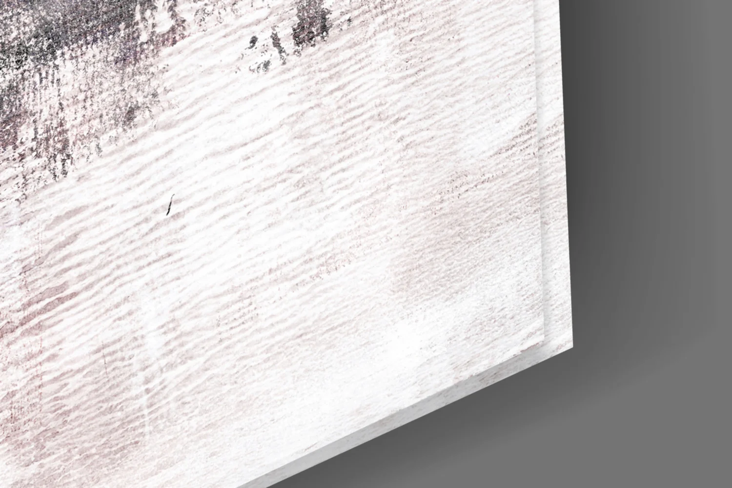 Blush Gray Minimalist Blocks Glass Wall Art - Image 7