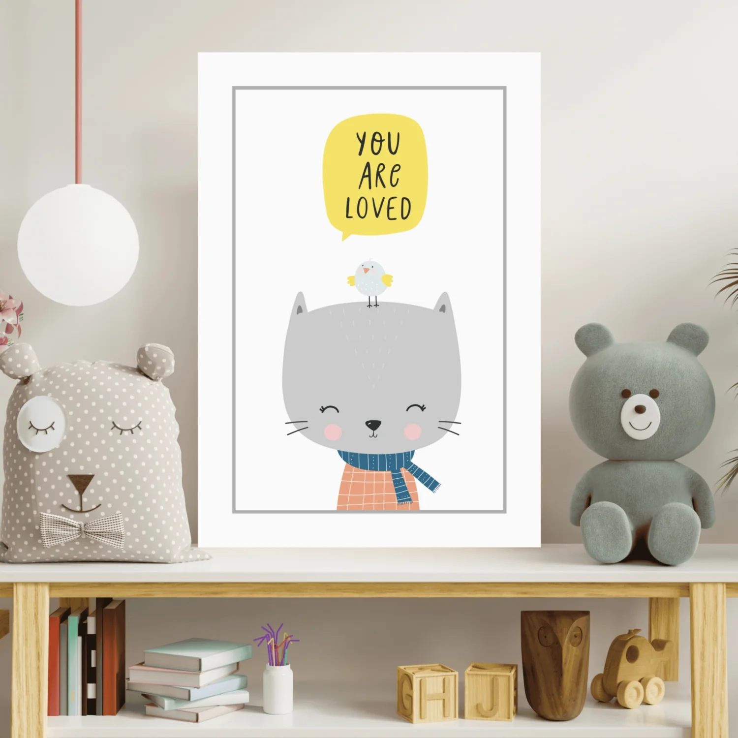 You Are Loved Aluminum Print - Image 5