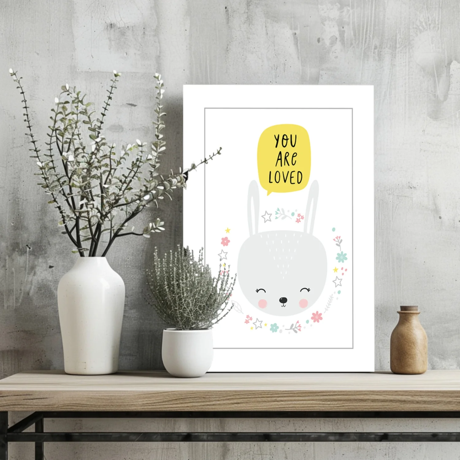 You Are Loved Aluminum Print - Image 2