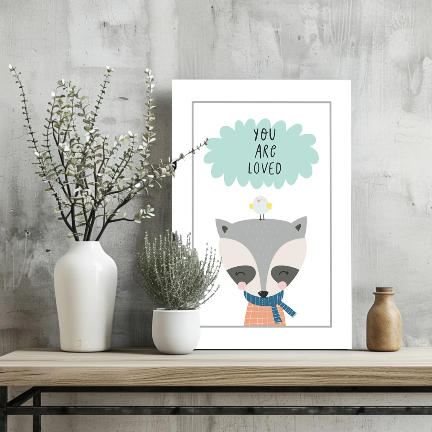 You Are Loved Aluminum Print - Image 2