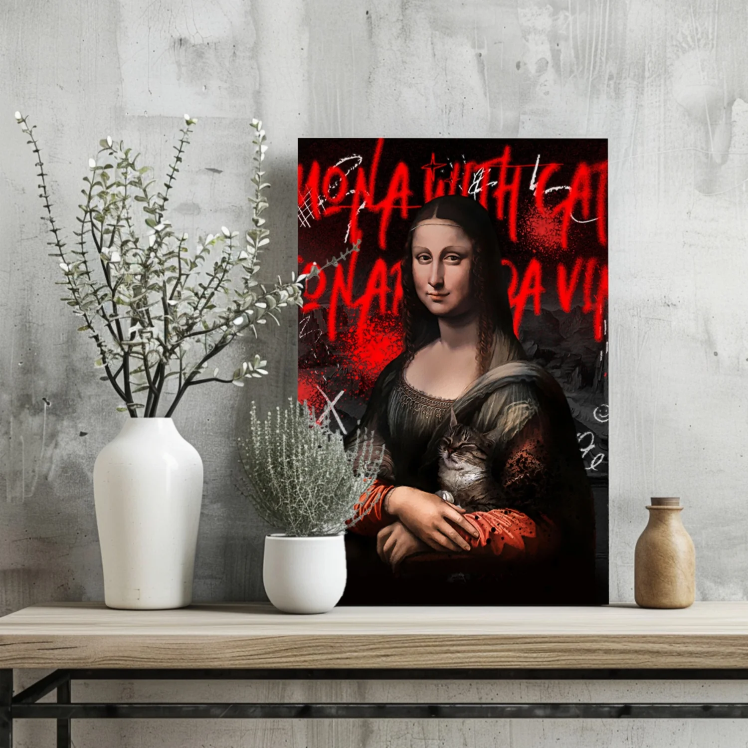 Mona Lisa Aluminum Print - Image 2