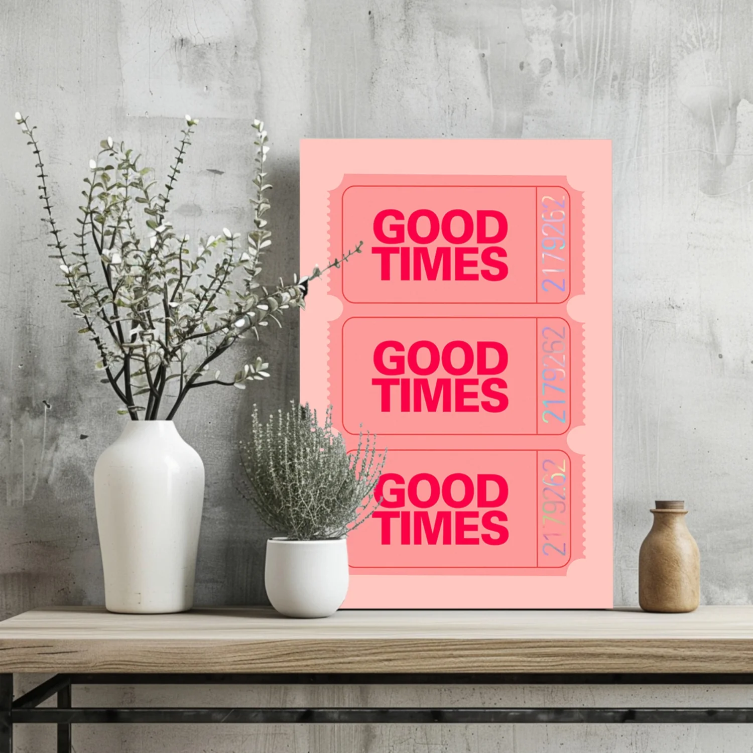 Good Times Retro Aluminum Print - Image 2