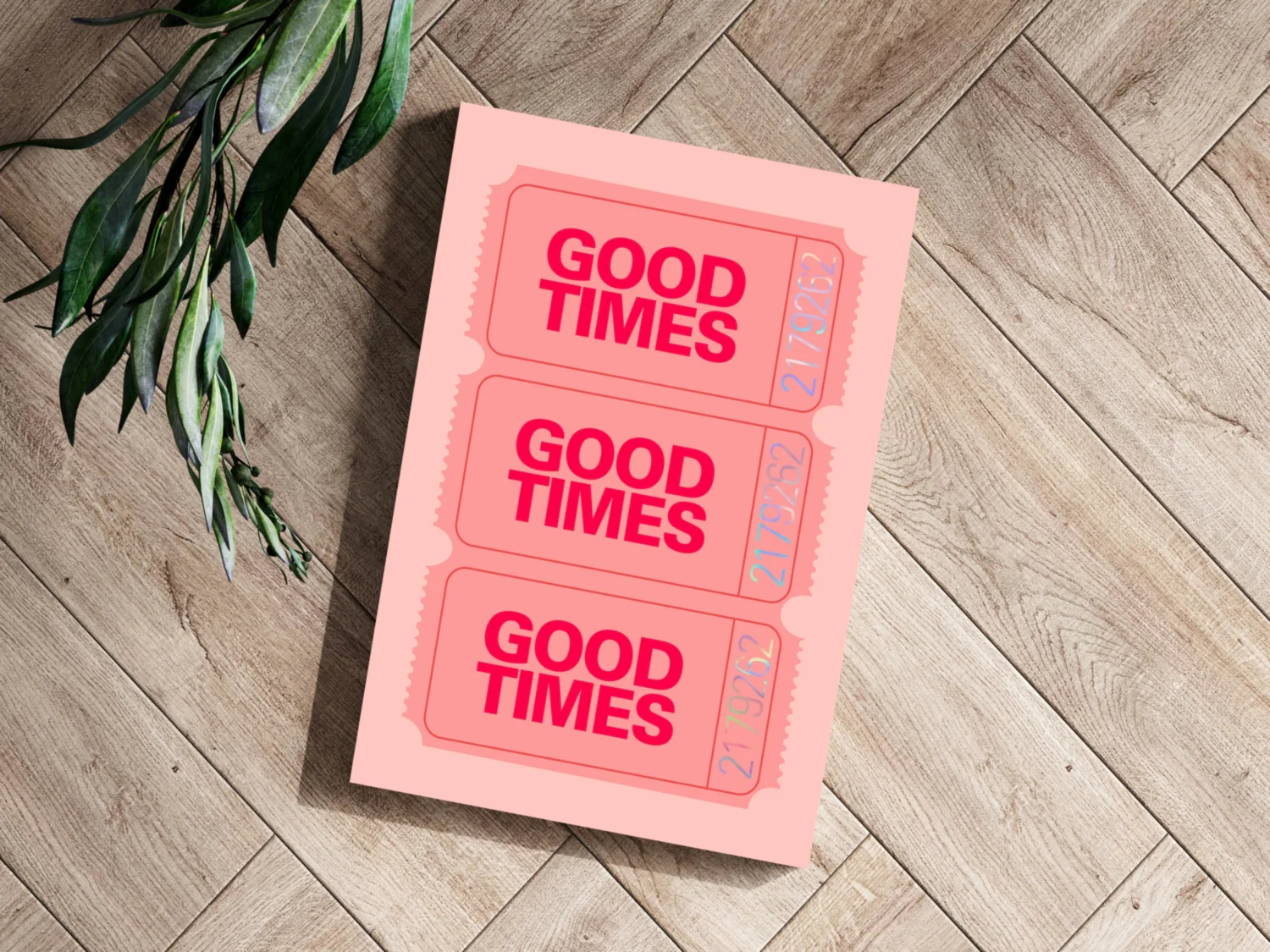 Good Times Retro Aluminum Print - Image 3