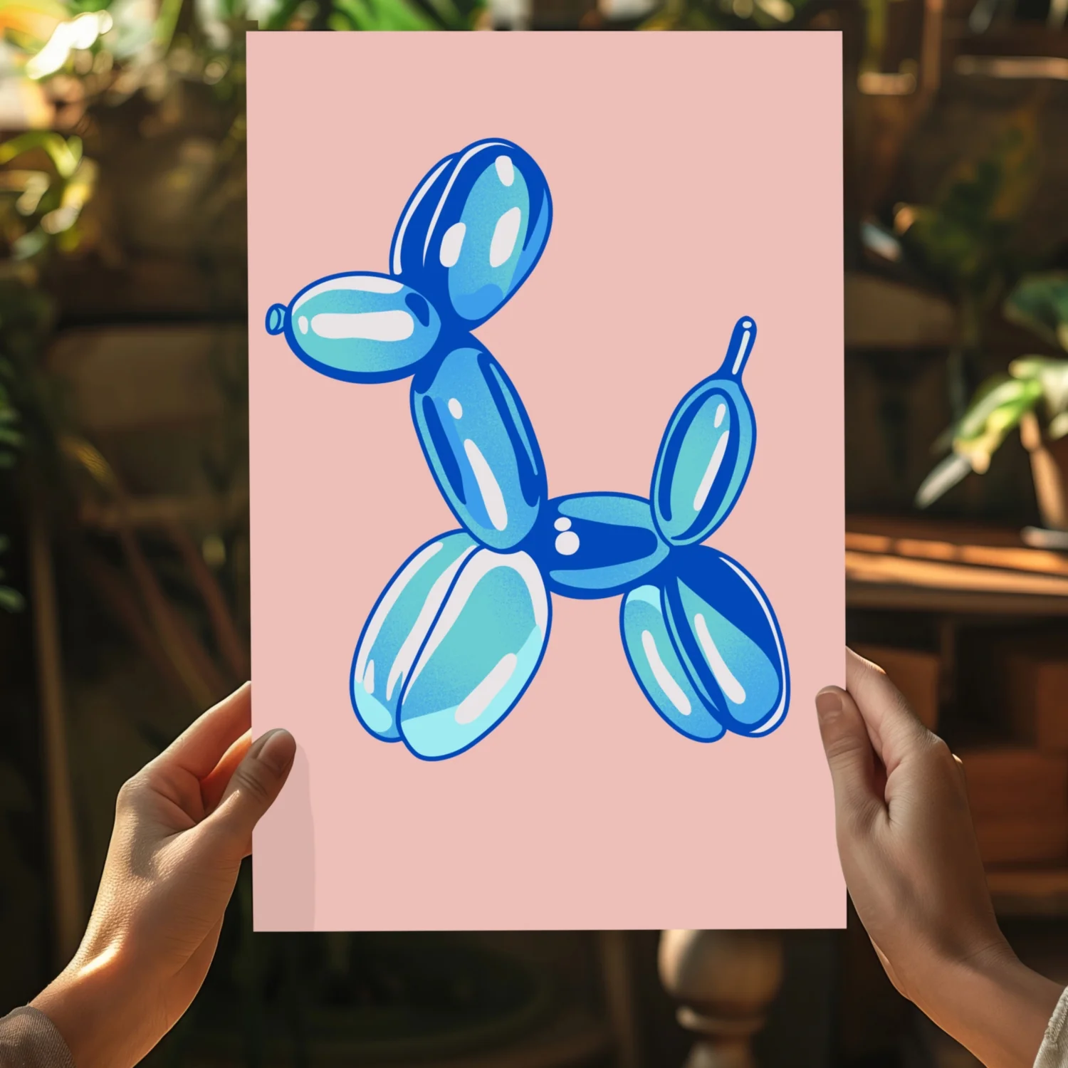 Glossy Metallic Pup Aluminum Print - Image 5