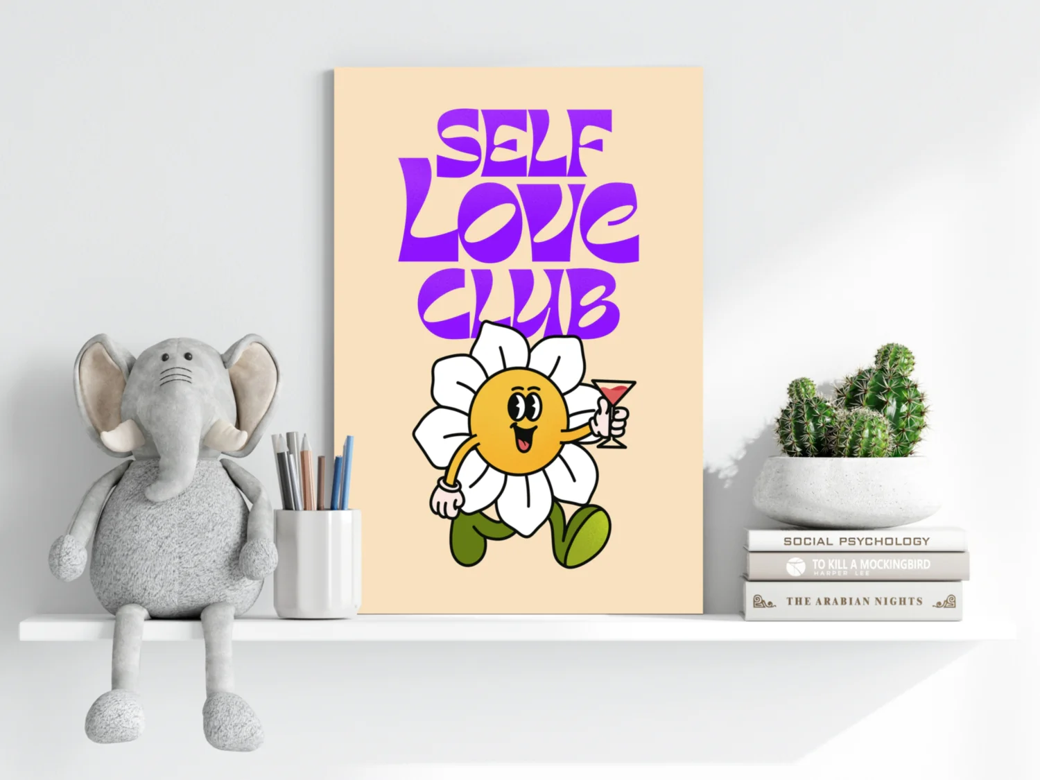 Self Love Aluminum Print - Image 6