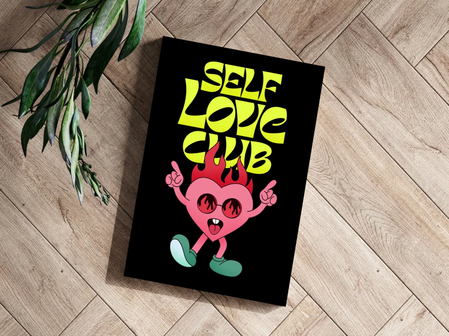 Self Love Aluminum Print - Image 3