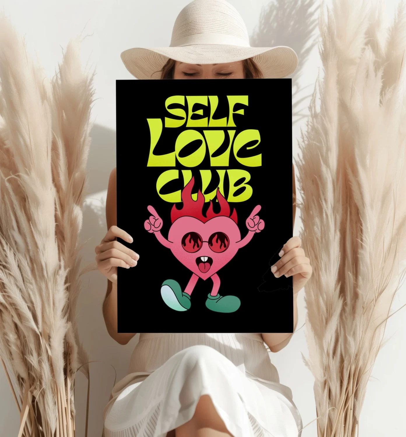 Self Love Aluminum Print - Image 4