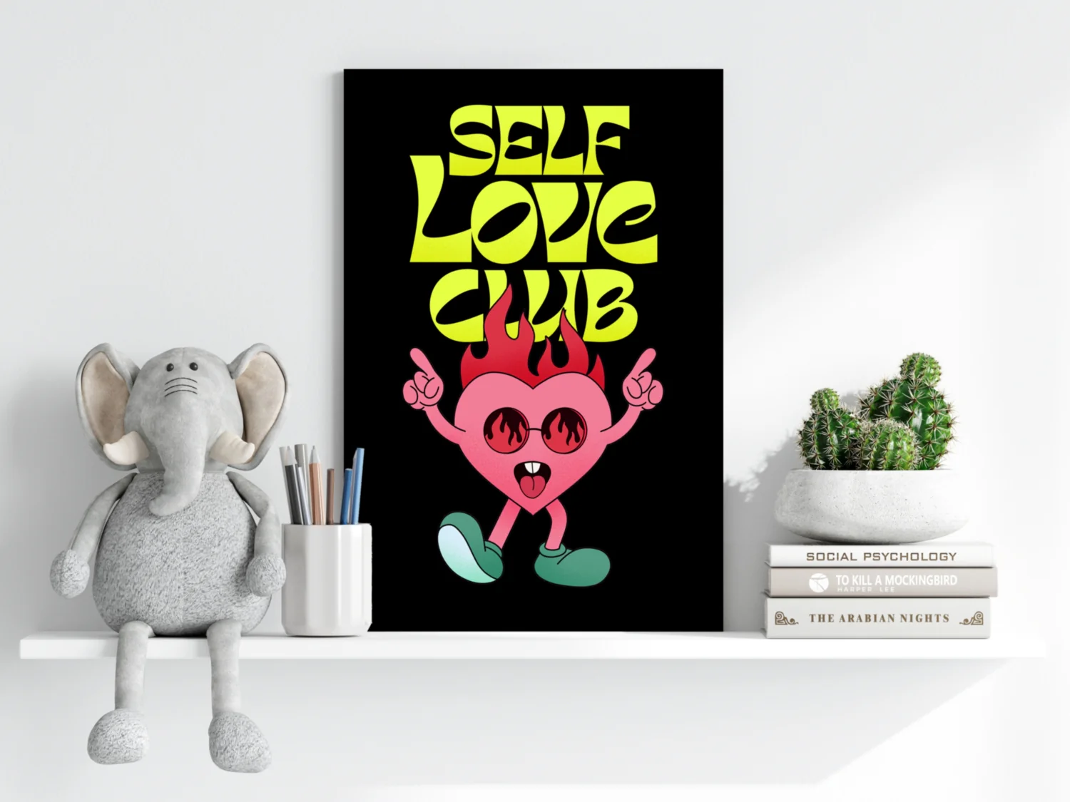 Self Love Aluminum Print - Image 6