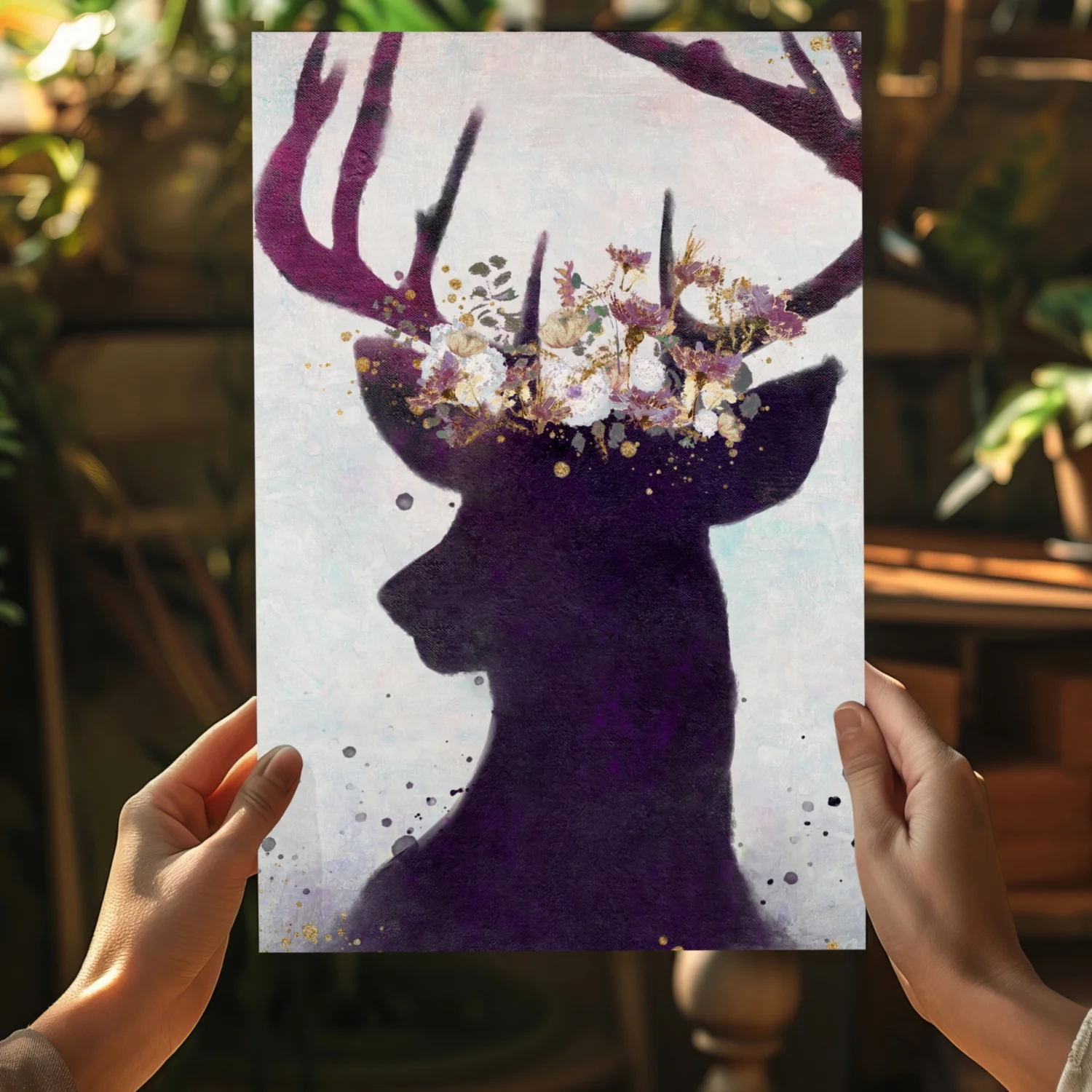 Deer Aluminum Print - Image 5