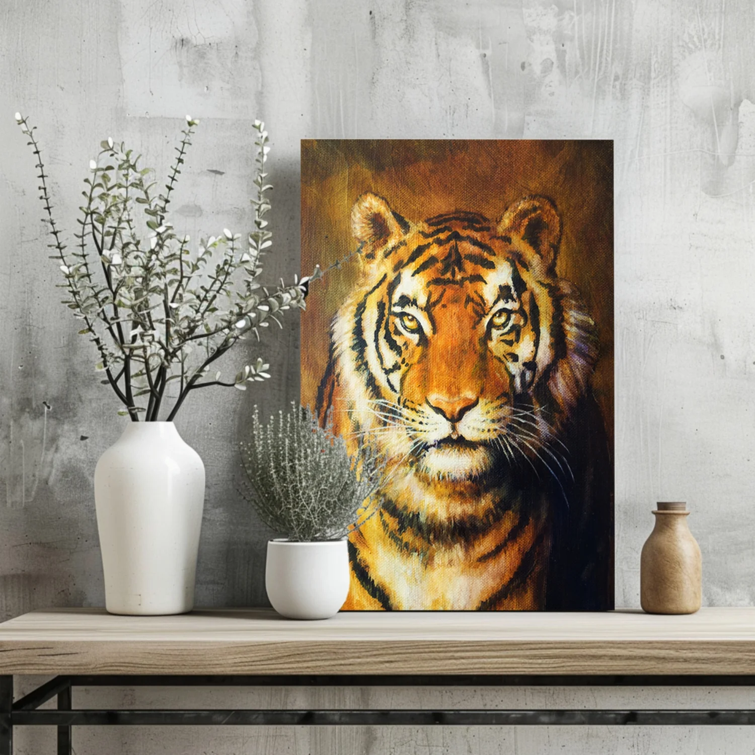 Tiger Aluminum Print - Image 2