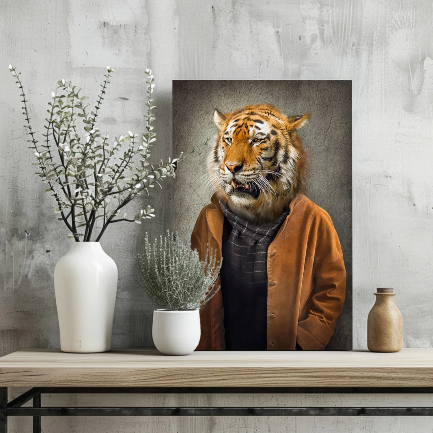 Tiger Aluminum Print - Image 2