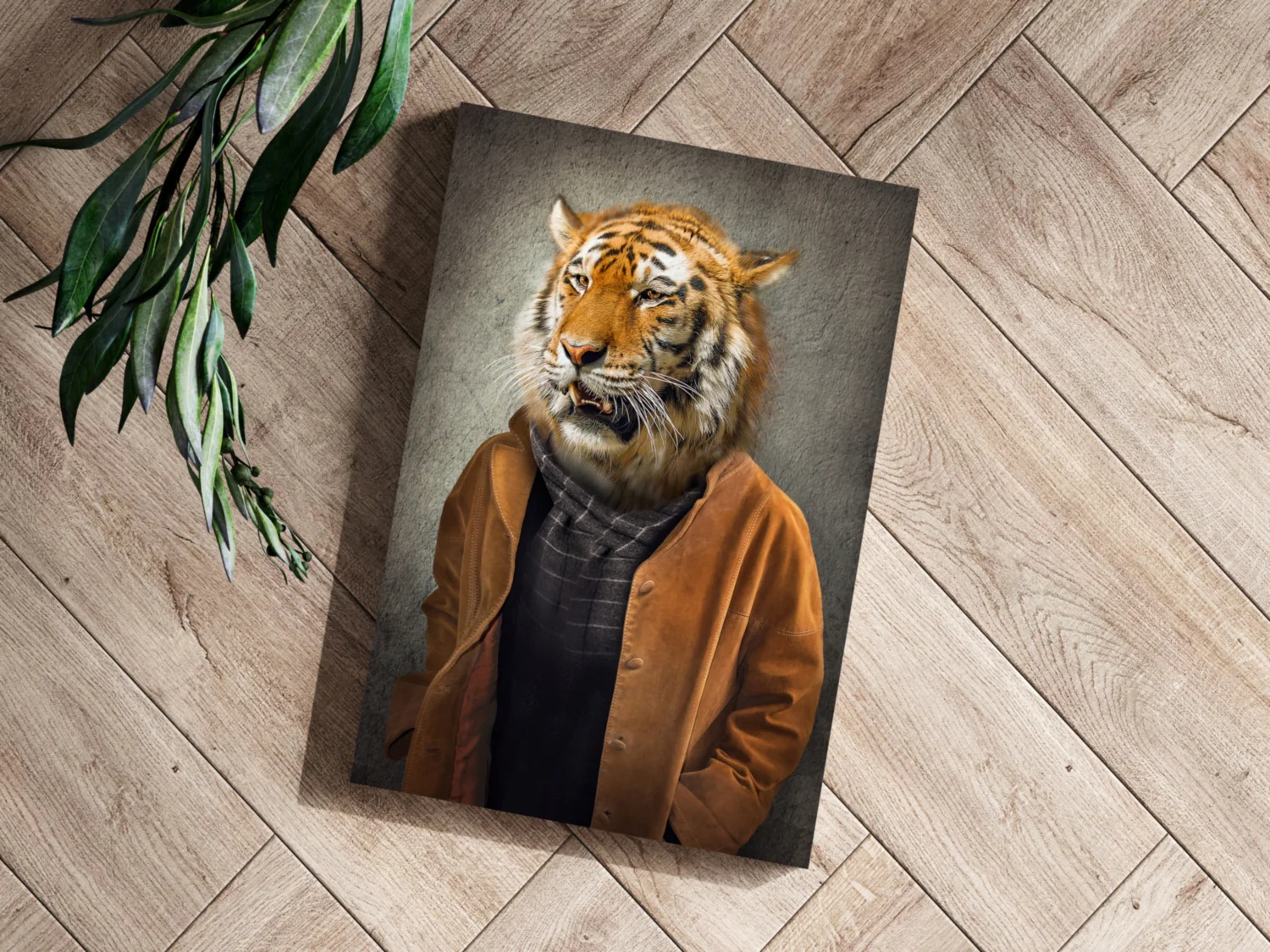 Tiger Aluminum Print - Image 3