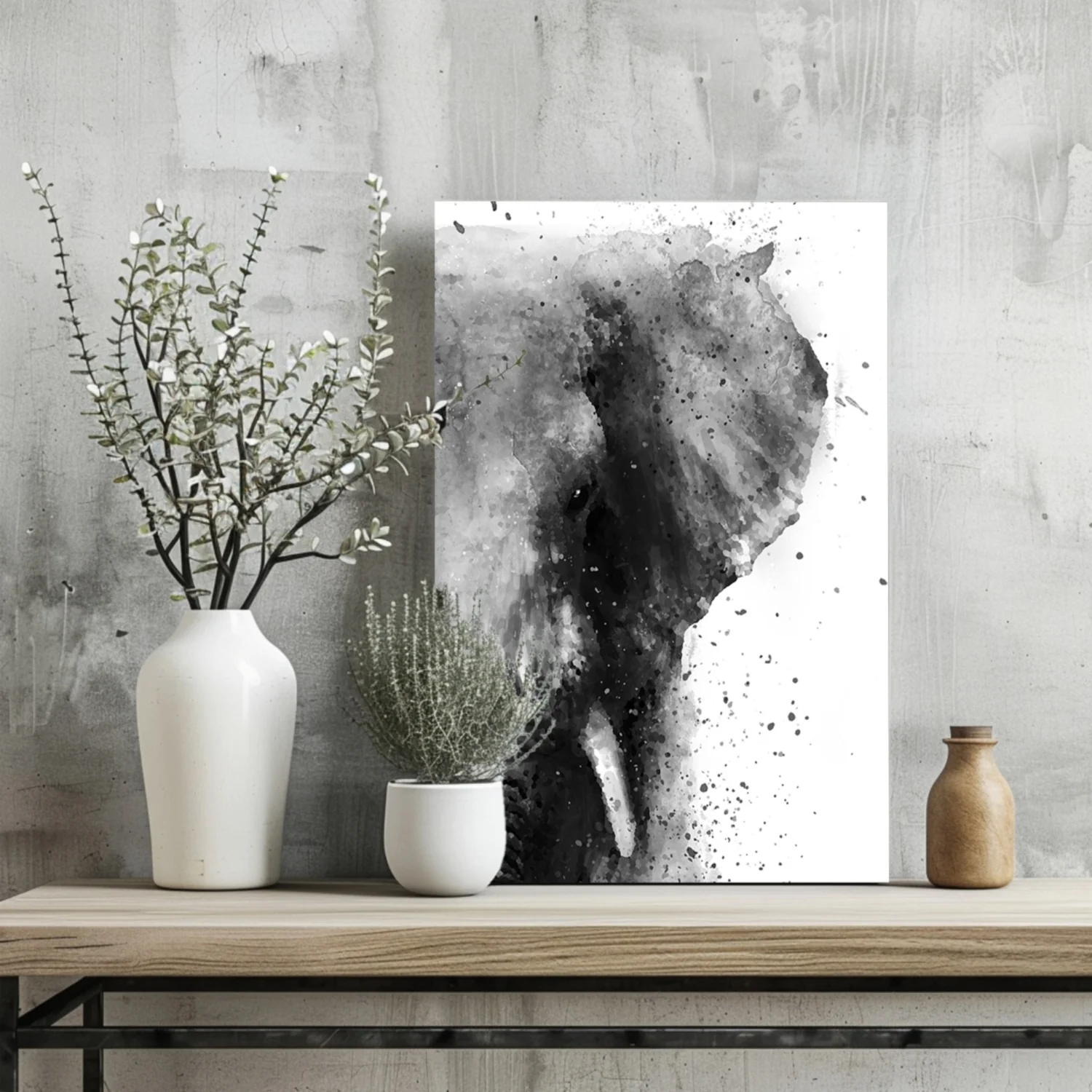 Elephant Aluminum Print - Image 2